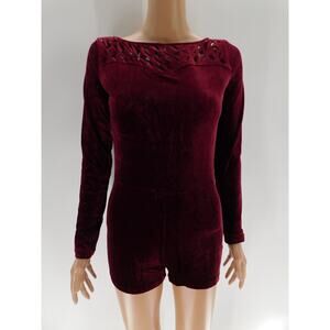 Dance Costume Wish Come True V25284 Large Child Burgundy  Modern